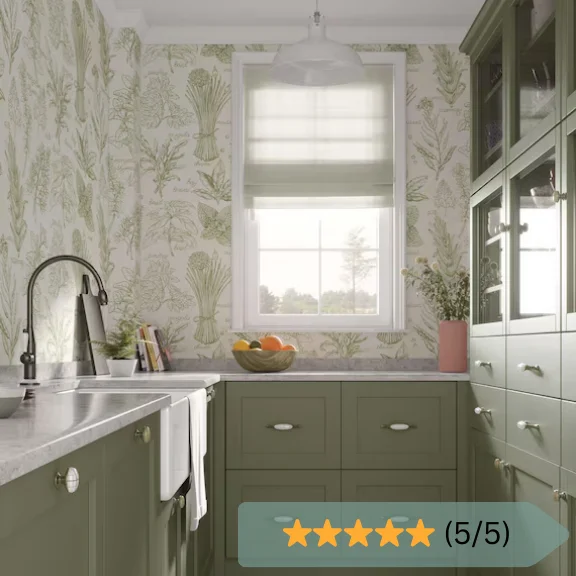 Herb Garden Kitchen Wallpaper Charm in Dubai