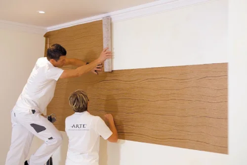 Horizontal Wallpaper Installation in Dubai