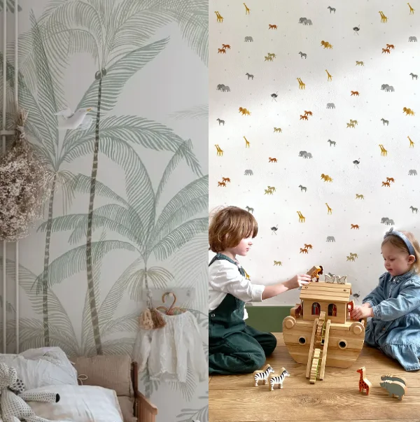 Star Safari Luxury Children's Wallpaper in Dubai
